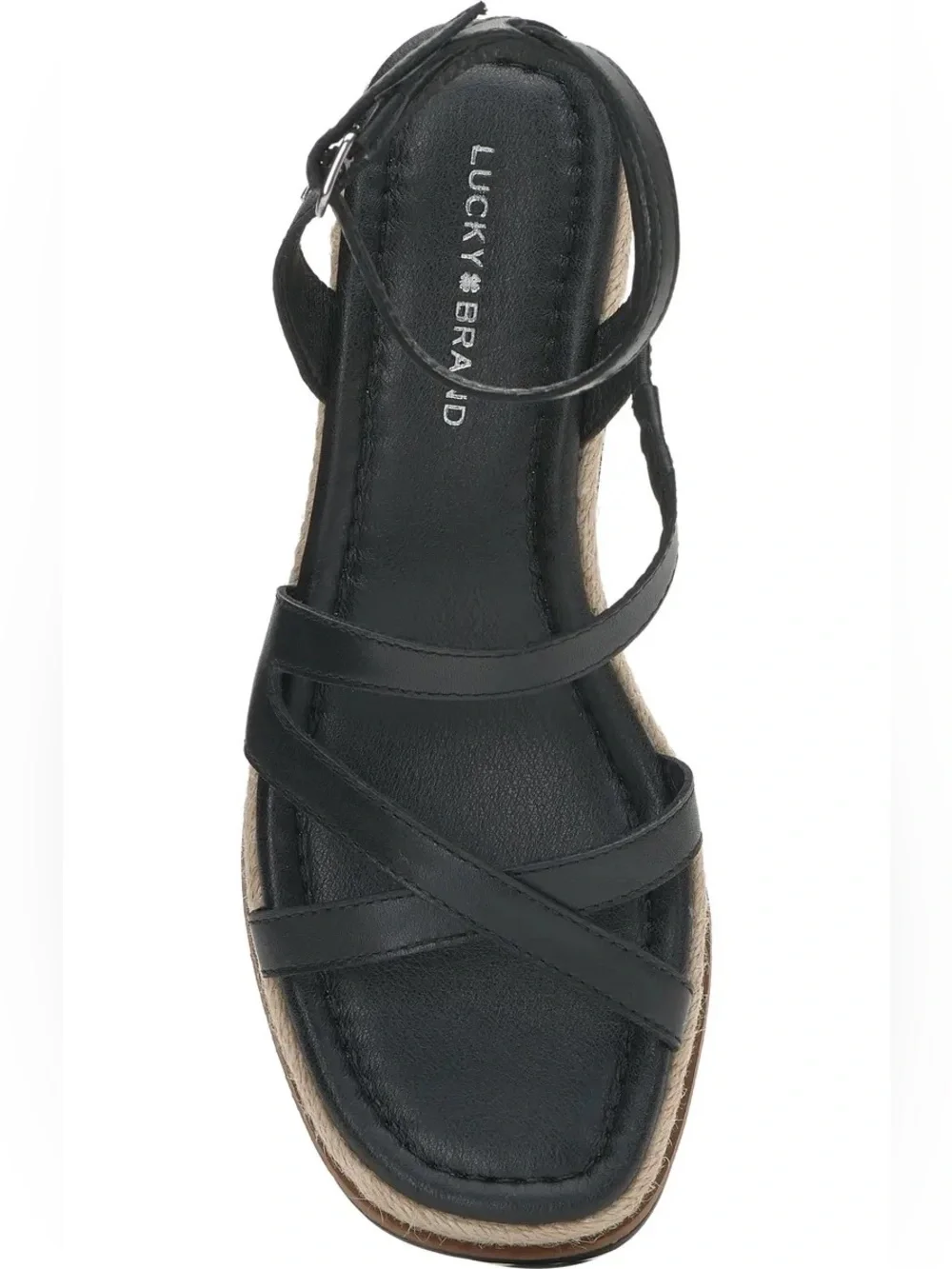 Lucky Brand Carolie Strappy Espadrille Wedge Sandals Size 9.5